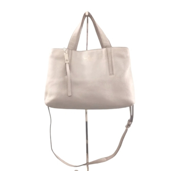 Kate Spade Gray Leather Purse Shoulder Crossbody Bag - Picture 2 of 16